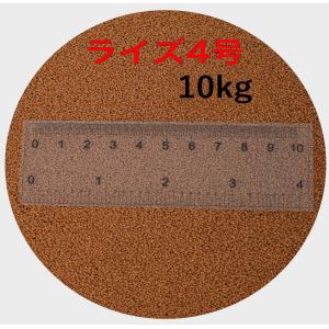 日清丸紅飼料 日清丸紅飼料ライズ4号  10kg (5kg×2袋） (粒径0.58〜0.84mm)  メダカ めだか エサ 餌 おとひめ ハイグロウ リッチ｜一貫堂 特選店