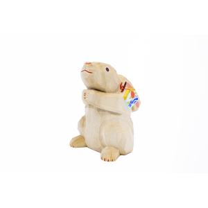 干支　置物　ひつじ 干支置物「羊」(ひつじ)大サイズ/奈良一刀彫/楠/人形/ヒツジ