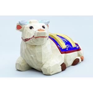 干支置物「羊」(ひつじ)大サイズ/奈良一刀彫/楠/人形/ヒツジ/ひつじ/羊