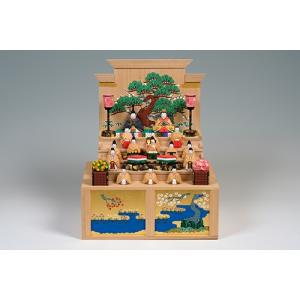 雛人形 「五段飾雛」大サイズ 十五人飾り | 一刀彫り お雛様 手作り