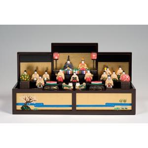 雛人形 「まほろば」6号サイズ 立雛 | 一刀彫り お雛様 手作り