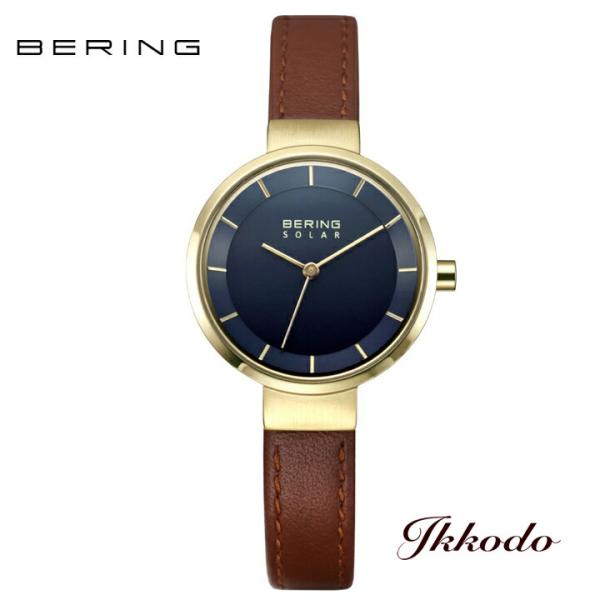 BERING ベーリング Ladies Scandinavian Solar Navy Blue ス...