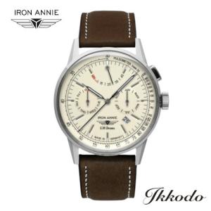 IRON ANNIE アイアンアニー G38 Dessau 自動巻き 42mm トリプルカレンダー パルスメーター 5気圧防水 メンズ腕時計 正規品 2年間メーカー保証 5362-5AT｜ikkodo-online