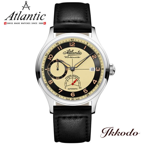 ボーナスストア＋10% アトランティック ワールドマスターパワーリザーブ 自動巻き 39mm 正規品...