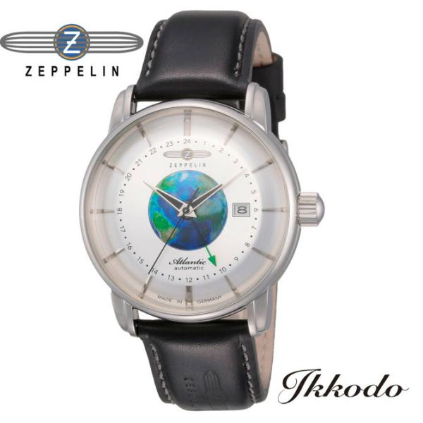 ツェッペリン ZEPPELIN ATLANTIC GMT アトランティック 自動巻き 42mm 5気...