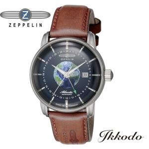 ツェッペリン ZEPPELIN ATLANTIC GMT アトランティック 自動巻き 42mm 5気圧防水 日本国内正規品 2年間メーカー保証 メンズ腕時計 8468-3｜ikkodo-online