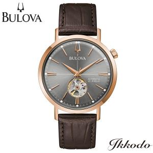 ボーナスストア＋10%  BULOVA ブローバ Classic クラシック 自動巻き 41mm 3気圧防水 腕時計 正規品 3年間メーカー保証 97A171｜ikkodo-online