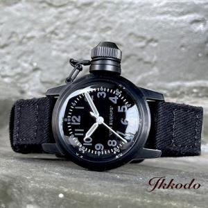 Thorn ミリタリーウォッチ　フロッグマン　オールブラック　NH35 自動巻 ELGIN（エルジン） アメリカ海軍特殊部隊モデルを復刻！M.R.M.W.