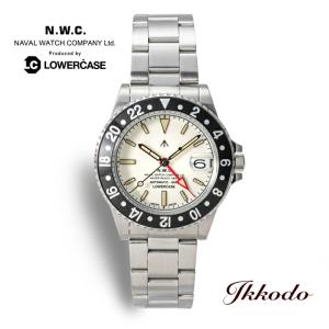 ナバルウォッチ Naval Watch Produced By LOWERCASE ローワーケース 40.8mm 自動巻き GMT 正規品 腕時計 FRXD002