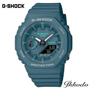 G-SHOCK Gショック カシオ   Green Accent Color クォーツ 42.9mm 20気圧防水 正規品 メンズ腕時計 1年間メーカー保証 GMA-S2100GA-3AJF