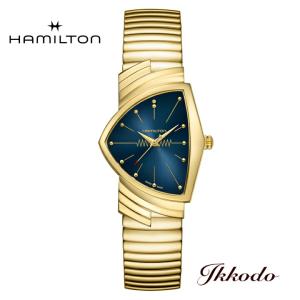 HAMILTON ハミルトン　ベンチュラ　ゴールド　シルバー　コンビ×カスタム★ 復刻モデルはクオーツにして165万円！あえての14金がいいじゃ