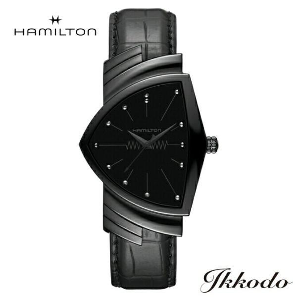 ボーナスストア＋10% ハミルトン HAMILTON ベンチュラ Ventura クォーツ (ブラッ...