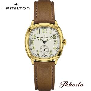 【ご購入特典対象商品】ハミルトン HAMILTON アメリカン クラシック クッション メカ 手巻き 34mm x 34mm 5気圧防水 正規品 2年保証 腕時計 H36139520