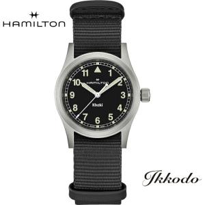 ハミルトン 手巻き時計 ブラック　khaki HAMILTON ハミルトン 腕時計 時計 カーキ フィールド メカ KHAKI