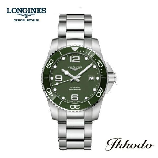ボーナスストア＋10% ロンジン LONGINES ハイドロコンクエスト 自動巻き セラミックベゼル...