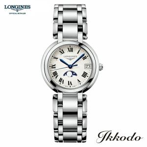 ボーナスストア＋10% ロンジン LONGINES ロンジン プリマルナ クォーツ ムーンフェイズ 正規品 レディース ウォッチ 腕時計 女性 L8.115.4.71.6｜ikkodo-online