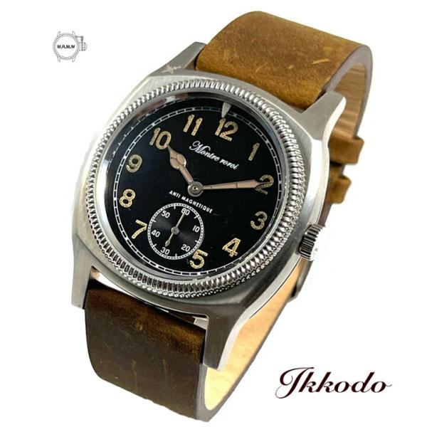 M.R.M.W. モントルロロイ  マジェテックビックタートルスモールセコンド チェコ空軍 ロンジン...