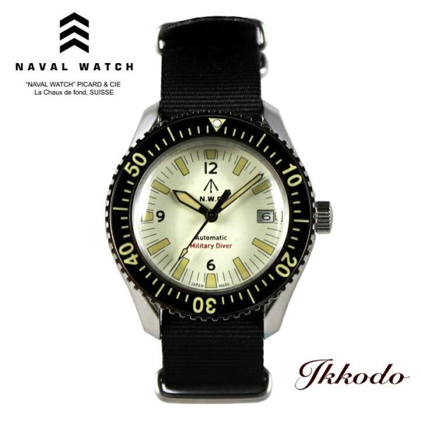 ナバルウォッチ Naval Watch ミリタリー ROYAL Military Diver TYP...