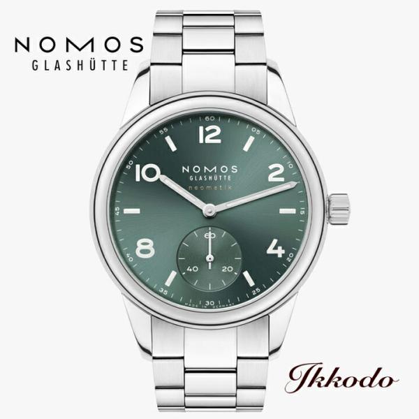 ボーナスストア＋10% NOMOS ノモス クラブスポーツ ネオマティックペトロール 自動巻き グリ...