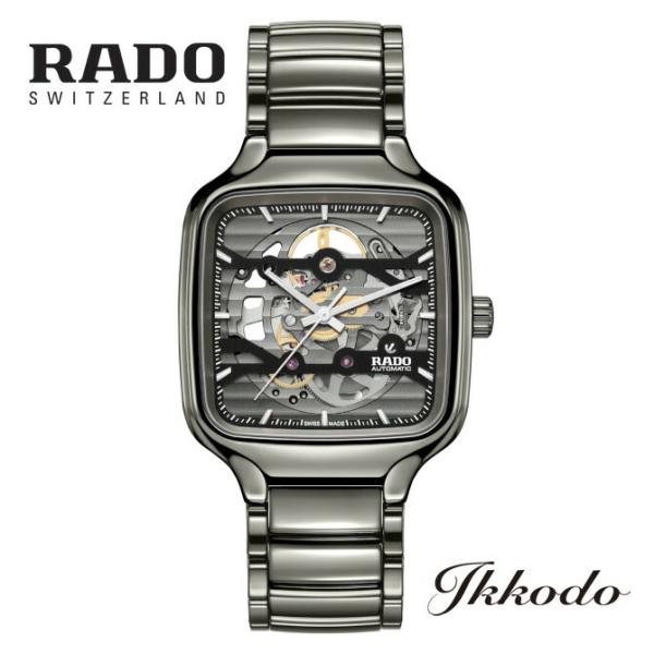 ボーナスストア＋10% 【ご購入特典対象商品】RADO ラドー トゥルー スクエア スケルトン 自動...