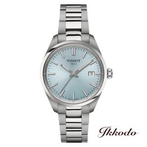TISSOT PR 100 ステンレススチール 時計 PRC ティソ 腕時計 TISSOT PR100 34mm アイスブルー文字盤