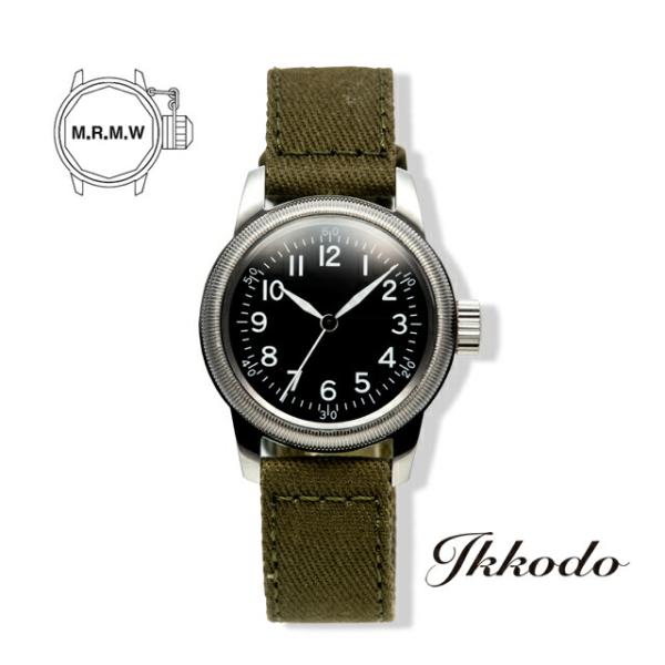 M.R.M.W. モントルロロイ 米陸軍航空隊 クォーツ ブラック文字盤 5気圧防水 正規品 1年保...