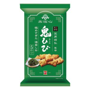 鬼ひび 海苔しお 80g×12袋 岩塚製菓｜堅焼き食感 海苔風味 塩味