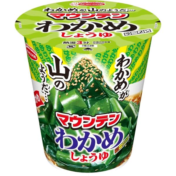 エースコック タテロングマウンテンわかめラーメンしょうゆ 12個（1月上旬頃入荷予定）