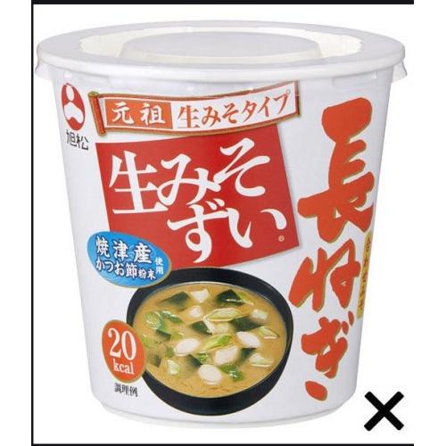 旭松食品 カップ生みそずい 合わせ長ねぎ 6入