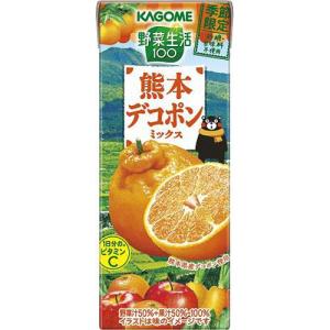 カゴメ 野菜生活100 熊本デコポンミックス（紙） 195ml×12入｜ikkomon-marche