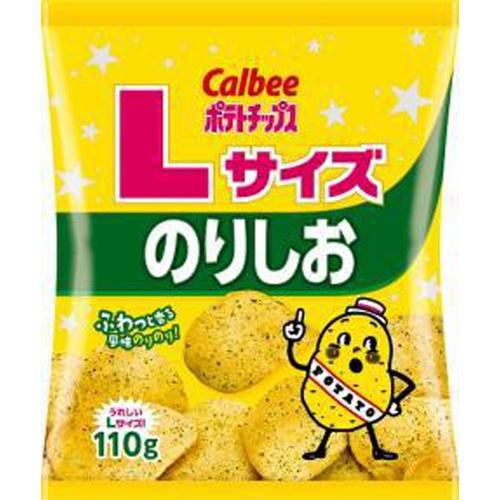 カルビー Lサイズポテトチップス のりしお 110g×12入