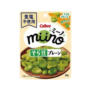 カルビー miino（ミーノ） そら豆プレーン 28g×12袋