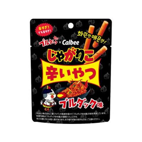 カルビー じゃがりこ辛いやつ ブルダック味 38g×12袋（12月中旬頃入荷予定）