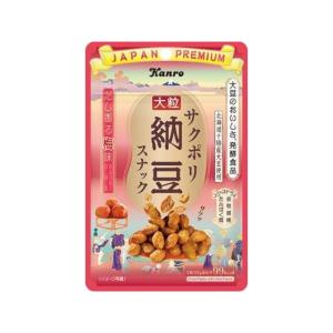 カンロ サクポリ納豆スナック だし香る梅味 20g×6袋（4月上旬頃入荷予定）