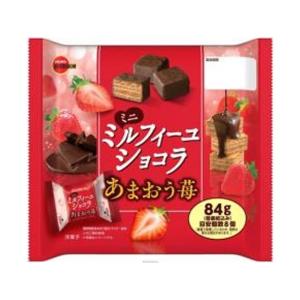 ブルボン ミニミルフィーユショコラ あまおう苺 84g×12袋（11月下旬頃入荷予定）