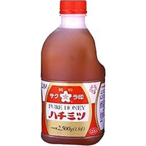 加藤美蜂園本舗 サクラ 蜂蜜（ハチミツ）ポリ 2.5kg｜ikkomon-marche