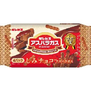 ギンビス しみチョコミニアスパラガス 4P×12袋