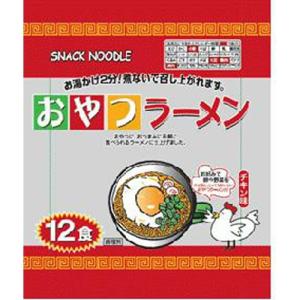 三菱食品 S&V おやつラーメンチキン味 12食×12入