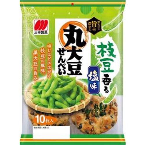 三幸製菓 丸大豆せんべい 枝豆香る塩味 10枚×12袋