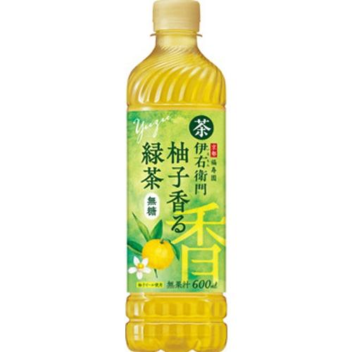 サントリー 伊右衛門 柚子香る緑茶 P600ml×24本