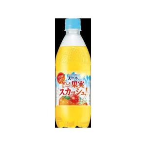 サントリー 天然水 きりっと果実スカッシュ！ オレンジ＆マンゴー P500ml×24本（4月中旬頃入荷予定）