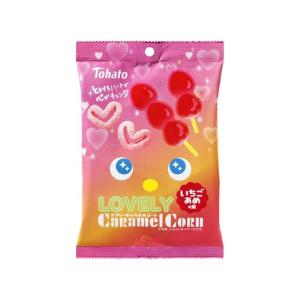 東ハト LOVELYキャラメルコーン いちごあめ 43g×12袋（5月上旬頃入荷予定）