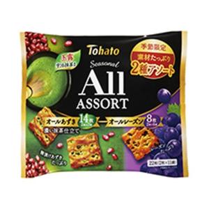 東ハト Seasonalオールアソート あずき＆レーズン ファミリーサイズ 16袋（1月下旬頃入荷予定）