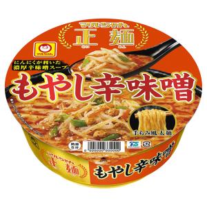 東洋水産 マルちゃん 正麺カップ もやし辛味噌 12個