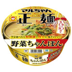 東洋水産 マルちゃん 正麺カップ 野菜ちゃんぽん→旨辛野菜ちゃんぽん 12個