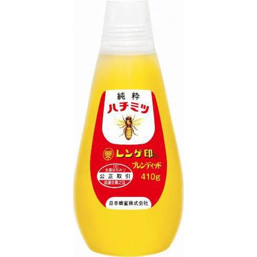 日本蜂蜜 レンゲ印 純粋はちみつ 410g×3入