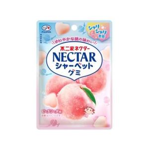 不二家 ネクターシャーベットグミ ピーチソーダ 54g×10袋（7月上旬頃入荷予定）