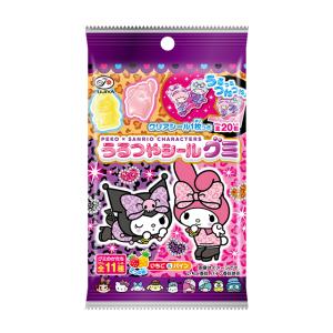 不二家 ペコ×サンリオ うるつやシールグミ 6粒×20個（9月下旬頃入荷予定）