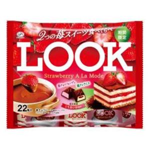 不二家 ルック ストロベリーアラモードFP 22粒×18袋（1月下旬頃入荷予定）