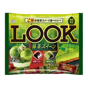 不二家 ルック 抹茶スイーツ ファミリーパック 22粒×18袋（4月下旬頃入荷予定）